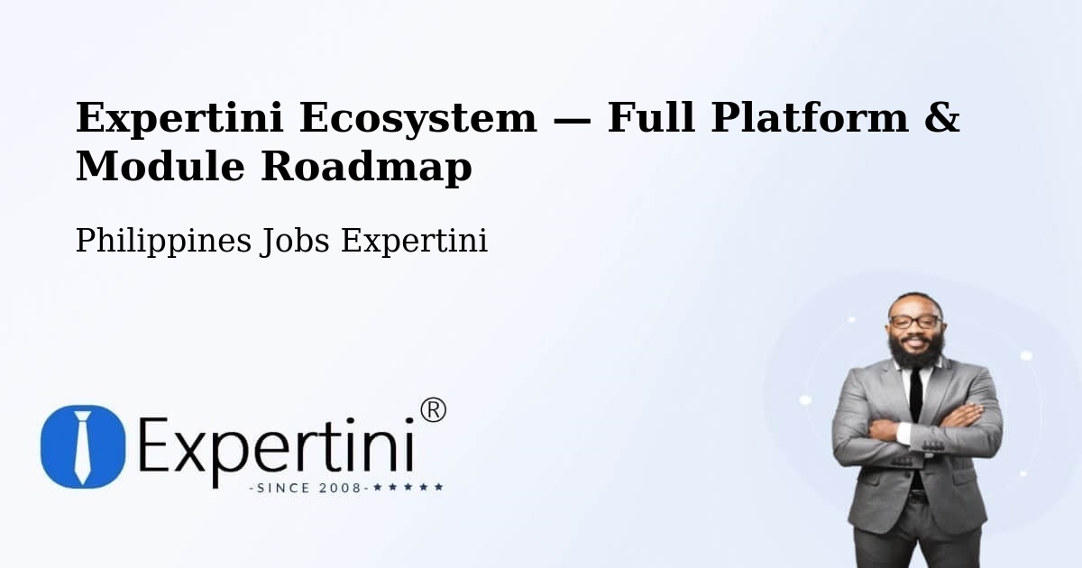 Expertini Ecosystem — Full Platform & Module Roadmap – Punta