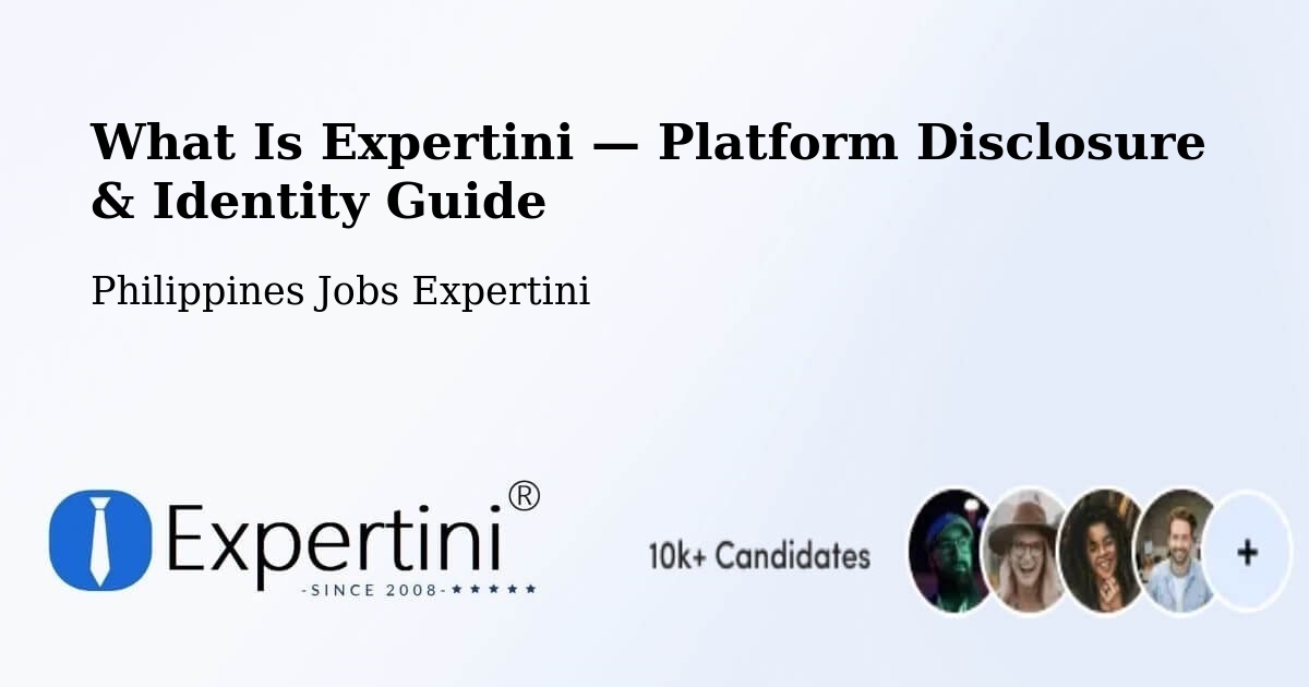 What Is Expertini — Platform Disclosure & Identity Guide – Punta